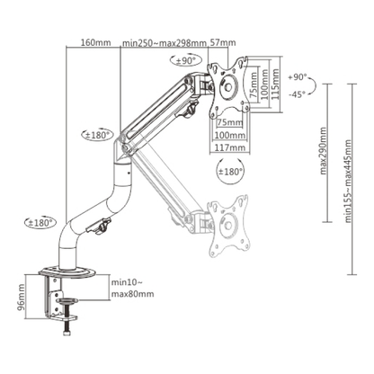Soporte OVALTECH OVM-S1732