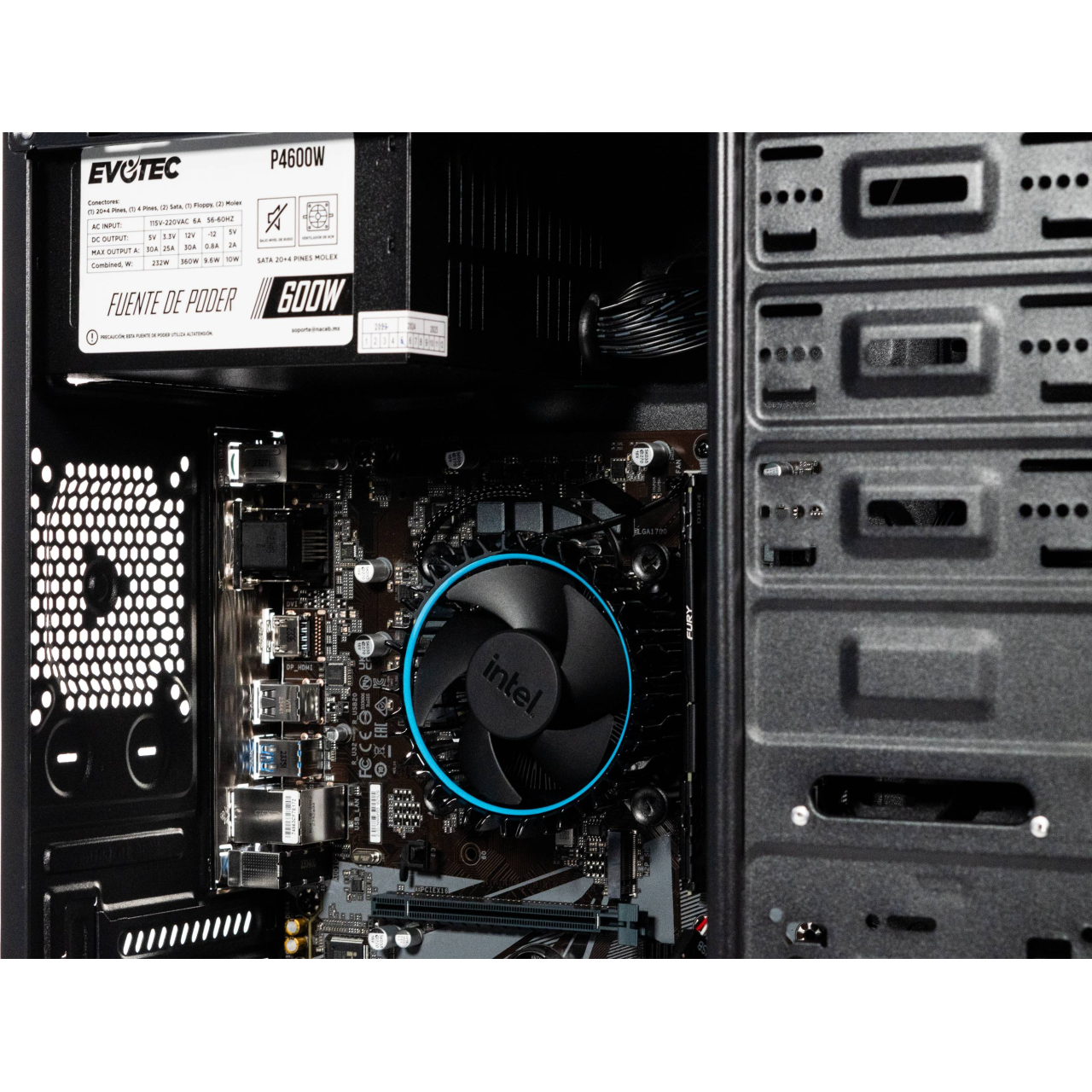 PCs de Escritorio EVOTEC Vertec Intel i3-12100-01