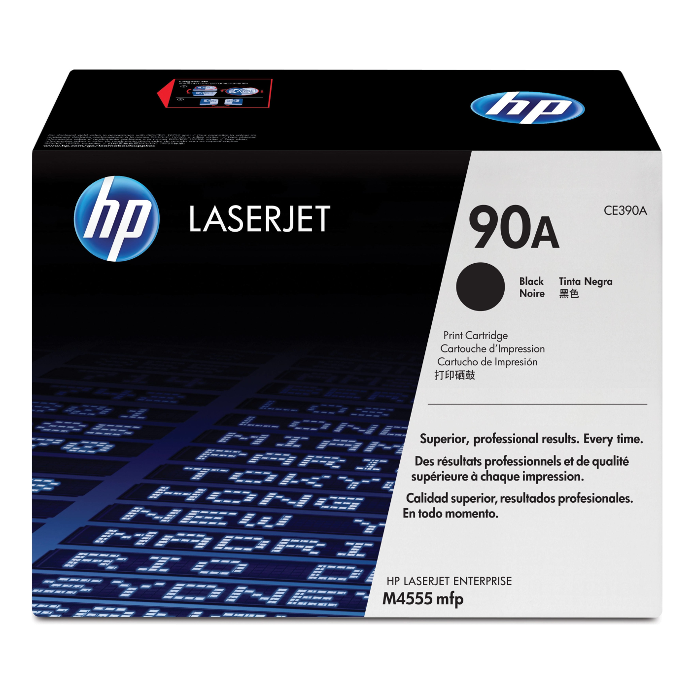 Tóner HP Original 90A Negro – Para LaserJet Pro M601, LaserJet Enterprise M4555, LaserJet Enterprise 600 (CE390A)