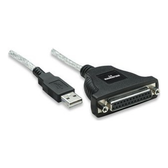 Convertidor USB a DB25 - Paralelo MANHATTAN 336581