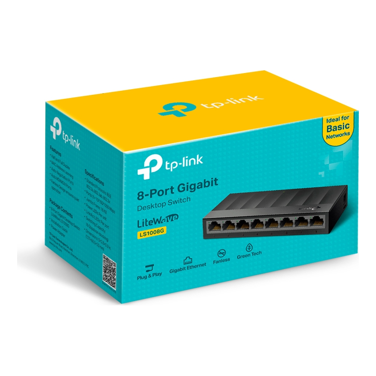 Switch No Administrable 8 Puertos TP-LINK LS1008G