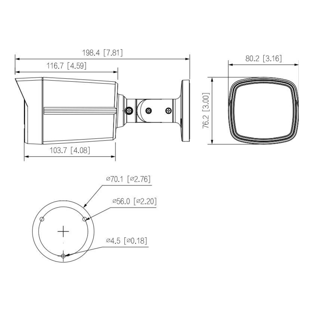 Cámara Bala Análoga Dahua Technology DH-HAC-HFW1801TLMN-IL-A