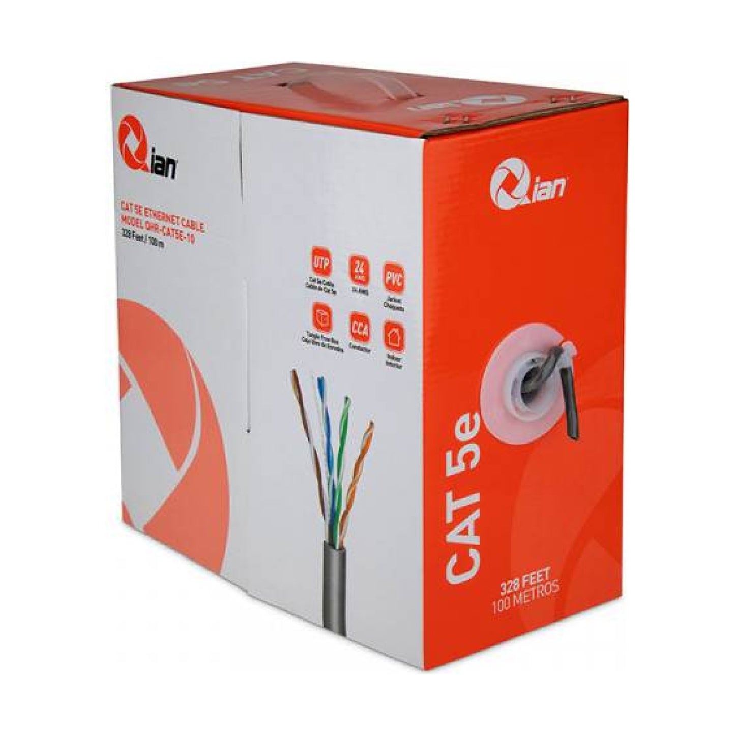 Cables para Video Vigilancia Qian QHR-CAT5E-10