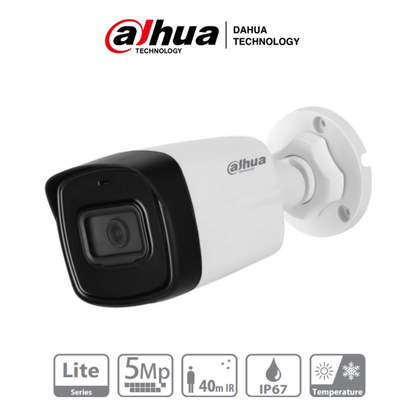 Cámara Bala Dahua Technology DH-HAC-HFW1500TLN-0280B-S2