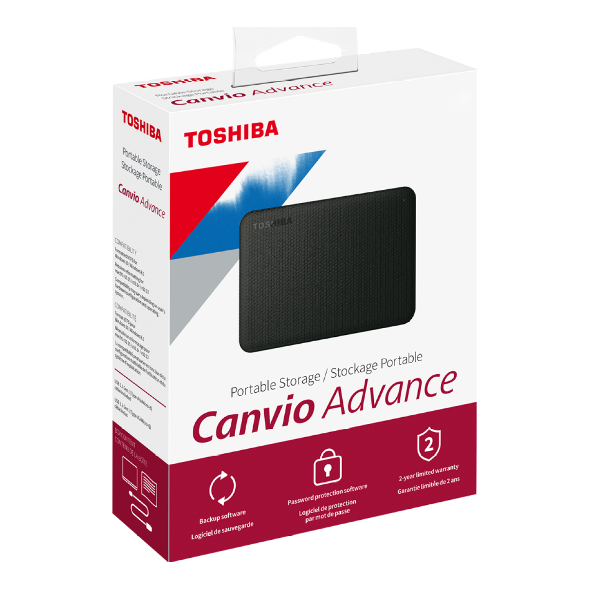 Disco Duro Externo  TOSHIBA Canvio Advance V10