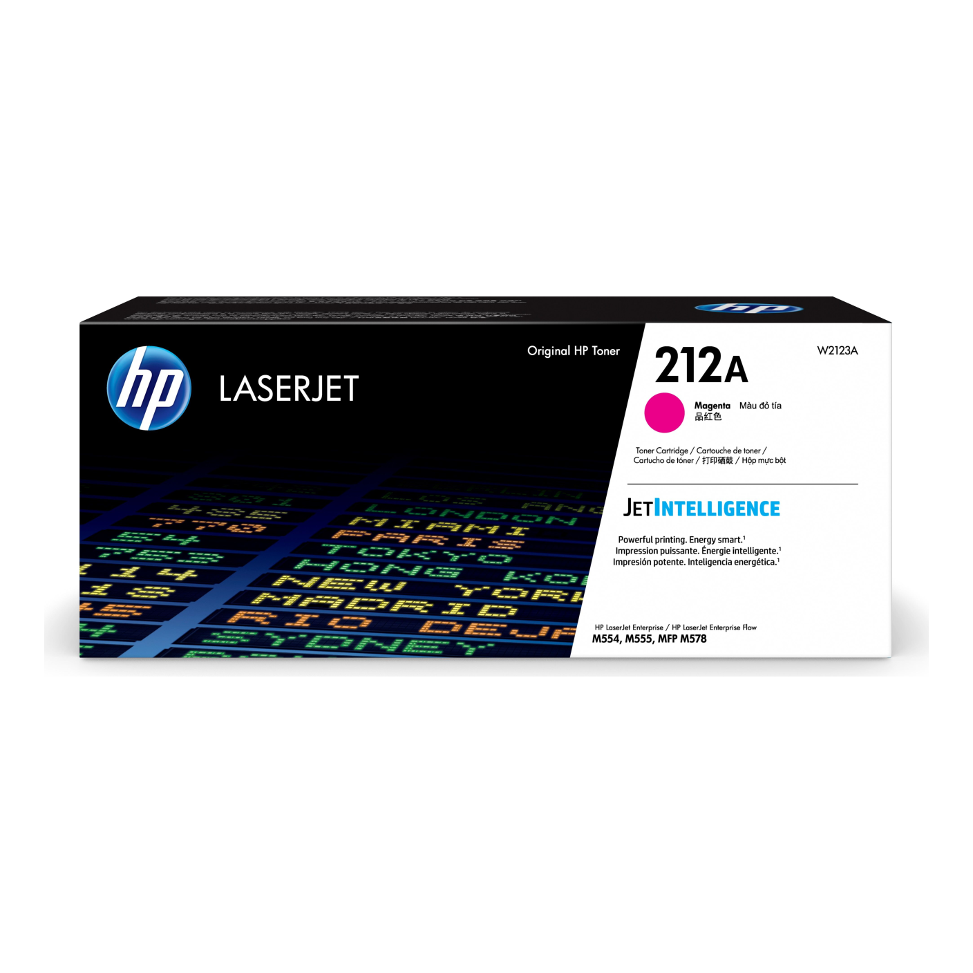 Tóner HP Original 212A Magenta – Para LaserJet Pro M454dn, Color LaserJet Pro MFP M479fdw, LaserJet Pro M454dw (W2123A)