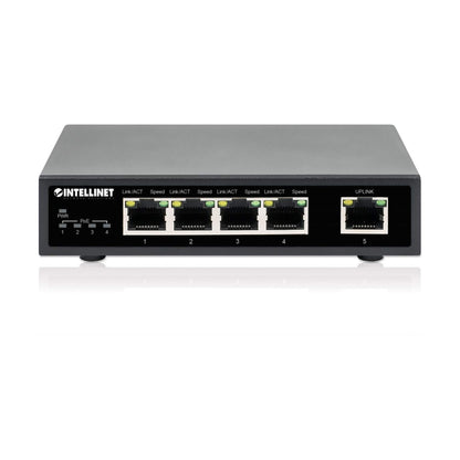 Switch PoE+ con 5 Puertos Gigabit INTELLINET 561839
