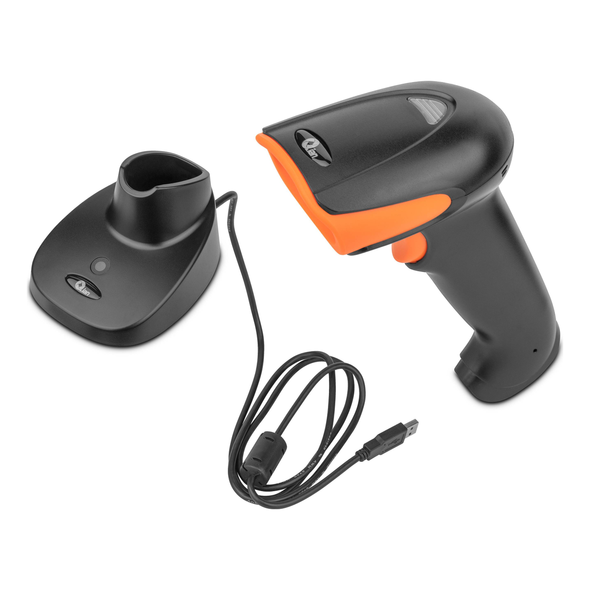 Lector de Códigos de Barras Qian QOB-2DMFE Inalámbrico con Base