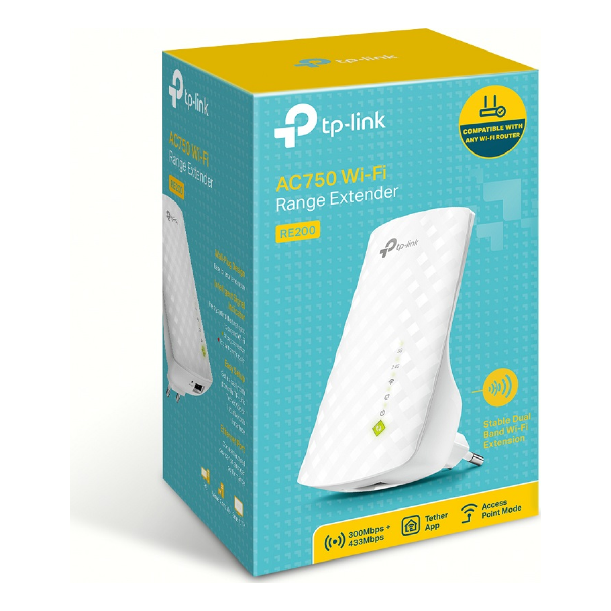 Extensor de Rango Dual Band   TP-LINK RE200