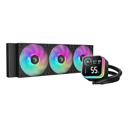 Sistema de Enfriamiento Líquido DeepCool LQ360 L1360 ARGB 3x120mm 600-2400 RPM Negro (R-LQ360-BKLSMW-G-1)