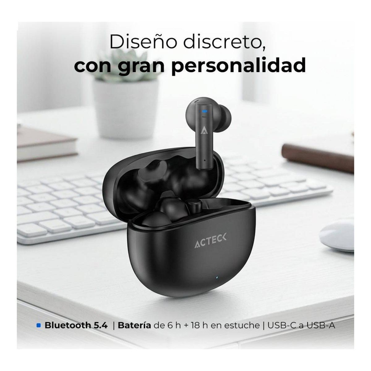 Audífonos ACTECK Flow Pro EF990