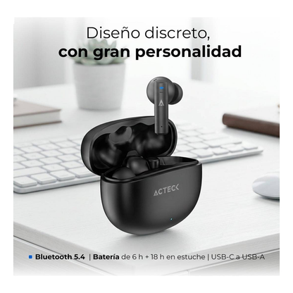 Audífonos ACTECK Flow Pro EF990