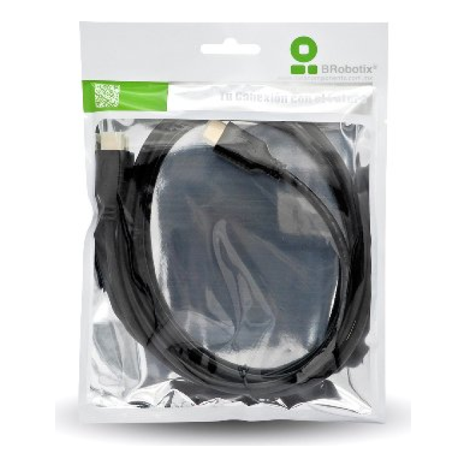 CABLE HDMI VERSIÓN 2.0, 2K - 4K, 1.8 M BROBOTIX 963486