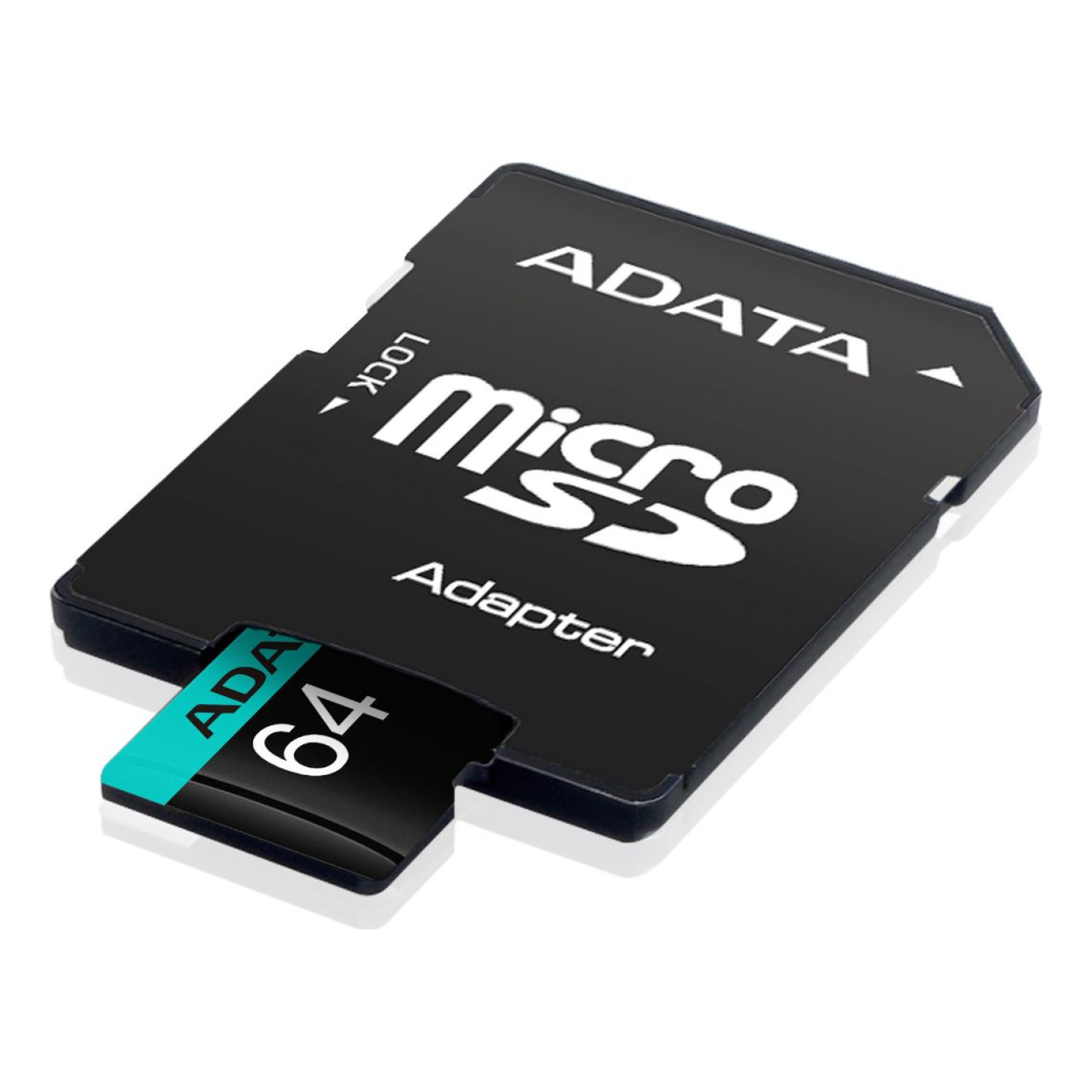 Tarjeta de Memoria microSDXC ADATA Premier 64 GB UHS-I A2 Clase 10 (AUSDX64GUI3V30SA2-RA1)