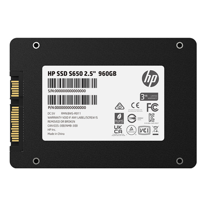 SSD SATA HP S650 960 GB (345N0AA##ABB)