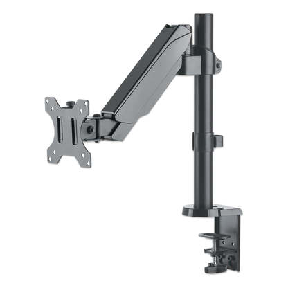 Soporte universal para monitor MANHATTAN  con pistón a gas,  Soporta un monitor de 17