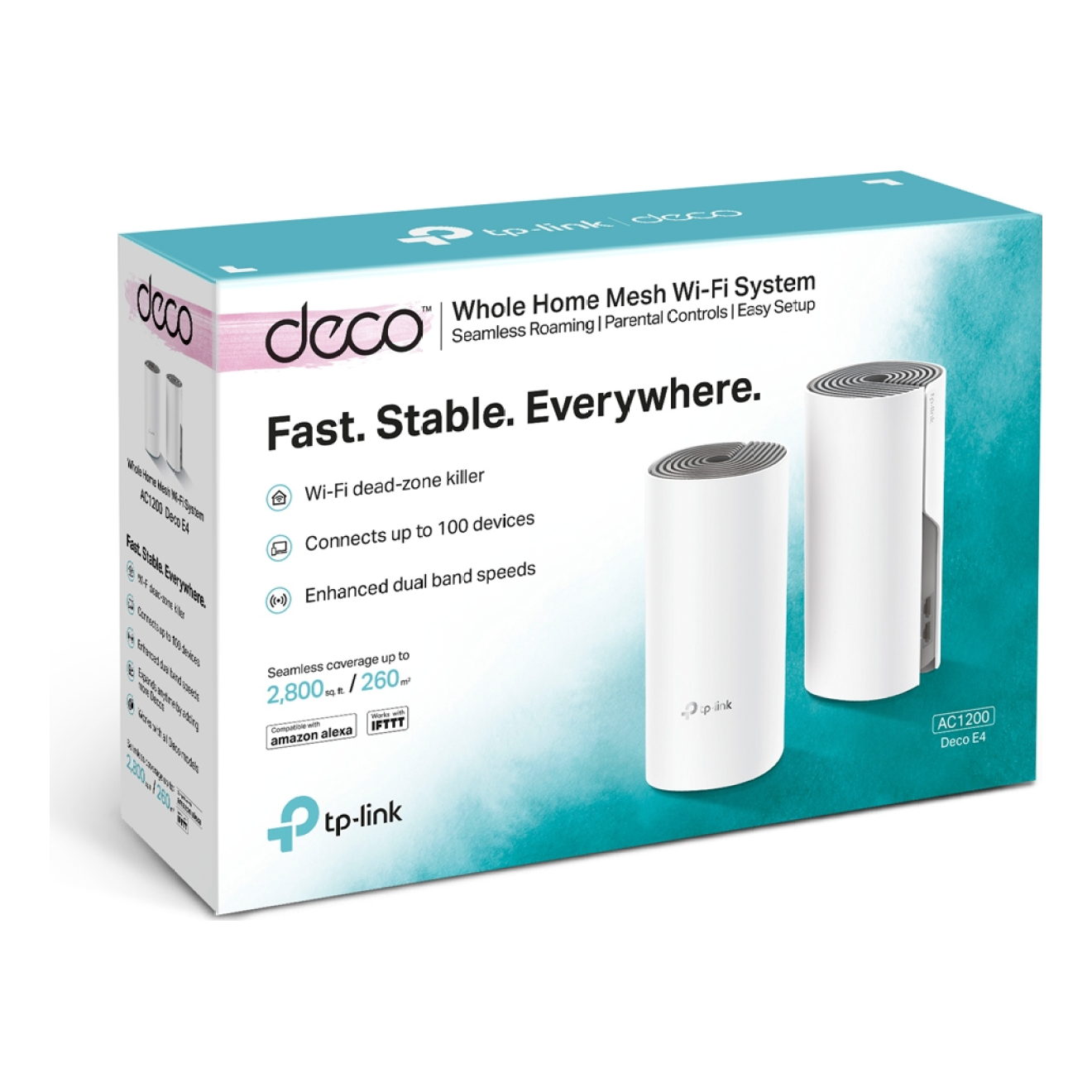 KIT Sistema MESH Wifi TP-LINK Deco E4(2-Pack)