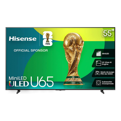 Televisión  Hisense 55U65QFM