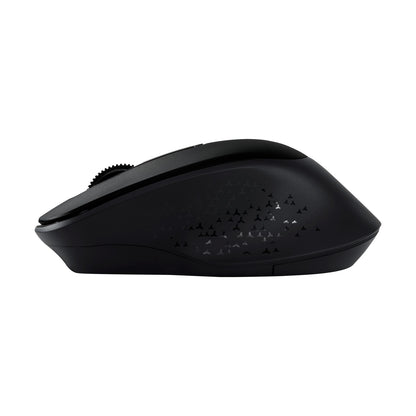 Mouse ACTECK ERGO MI470 inalámbrico 2.4 GHz óptico 1600 DPI 2 botones ergonómico silencioso Negro (AC-934145)