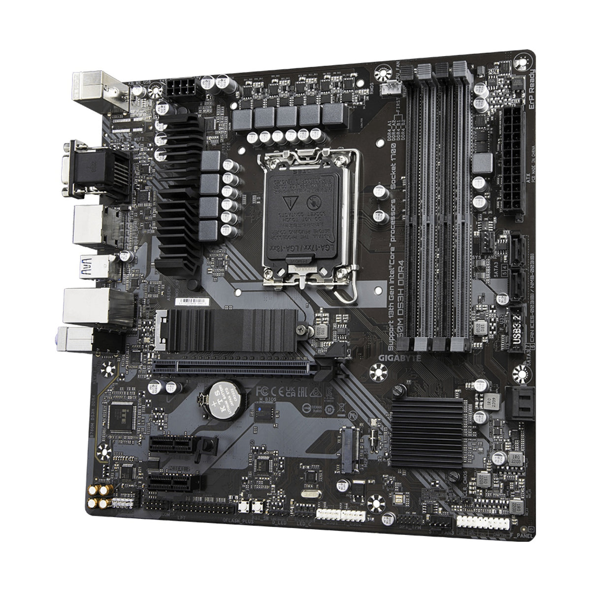 Motherboard Gigabyte B760M DS3H DDR4, Intel B760, Socket LGA 1700, Micro-ATX