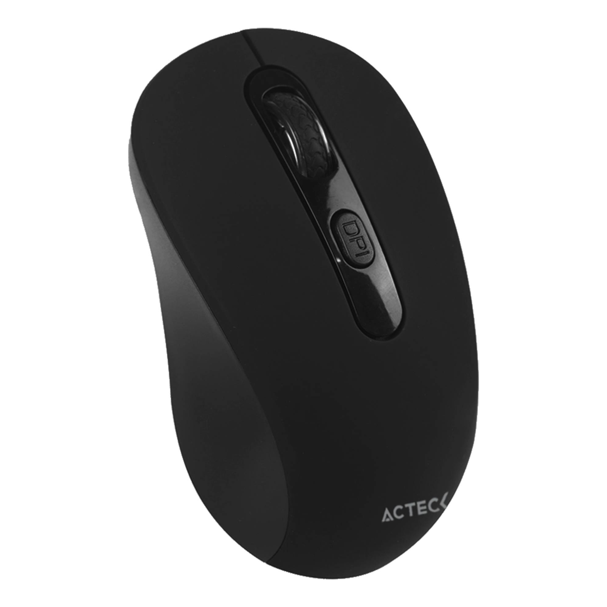 Mouse ACTECK MI215 inalámbrico 2.4 GHz óptico 1600 DPI 3 botones silencioso Negro (AC-933445)