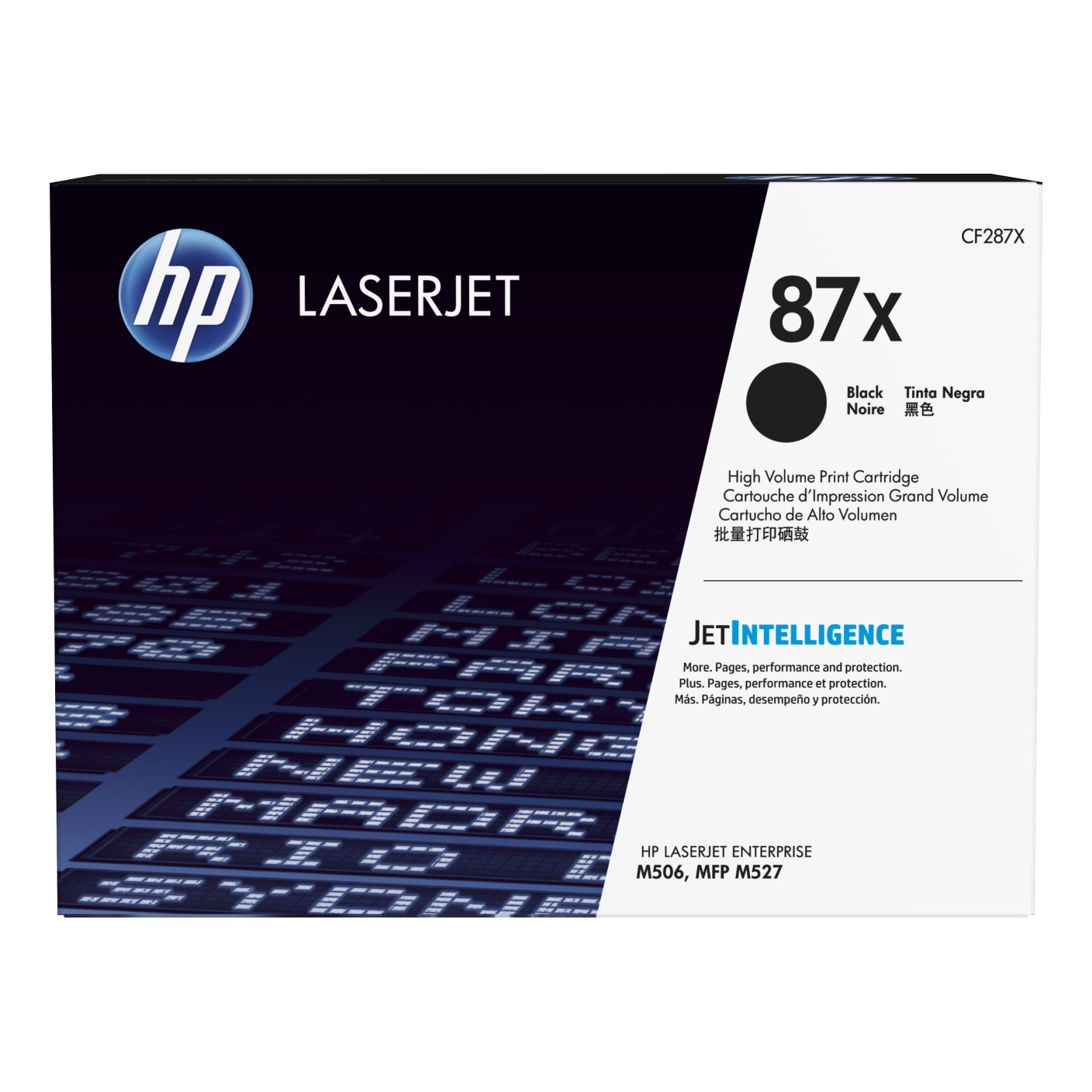 Tóner HP Original 87X Negro – Para M506, M527, M501 (CF287X)