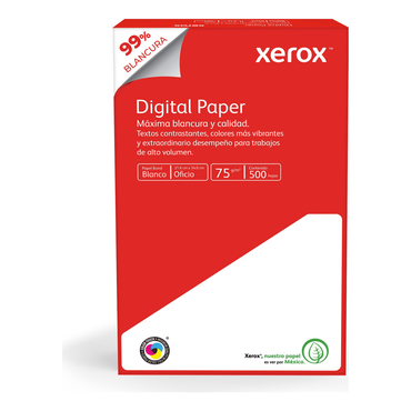 Papel Bond Digital Paper Oficio XEROX Rojo