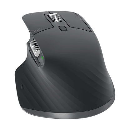 Mouse Logitech MX MASTER 3S Bluetooth/2.4 GHz óptico 8000 DPI 7 botones silencioso Grafito (910-006561)