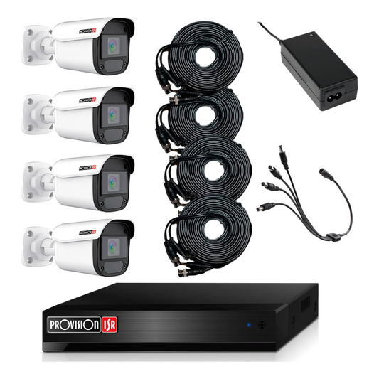 Kit de Videovigilancia PROVISION-ISR PAK4LIGHTCC2MP-28