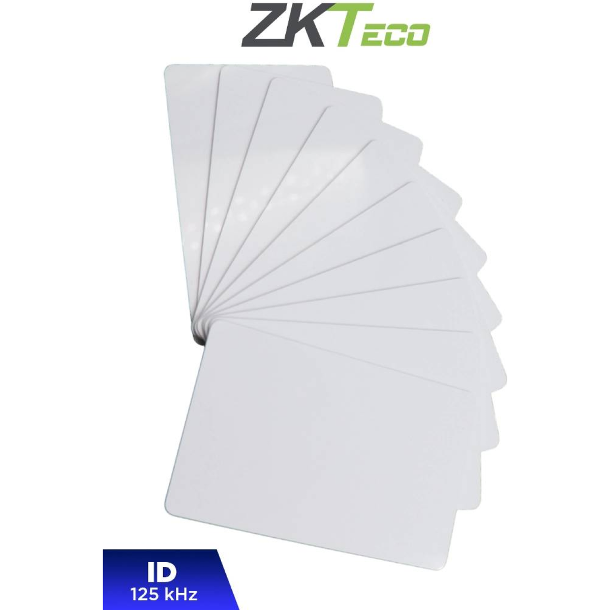 Tarjetas PVC ZK TECO Paquete de 10 (IDCARDNN)