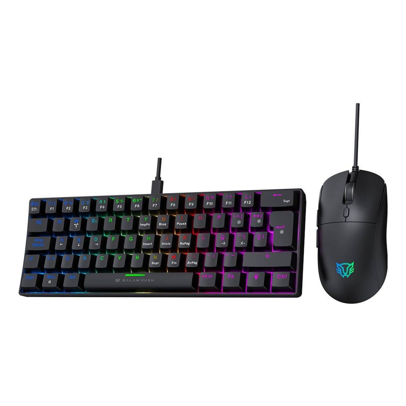 Kits de Teclado y Mouse Gaming Balam Rush Fusion Vanguard CKG660
