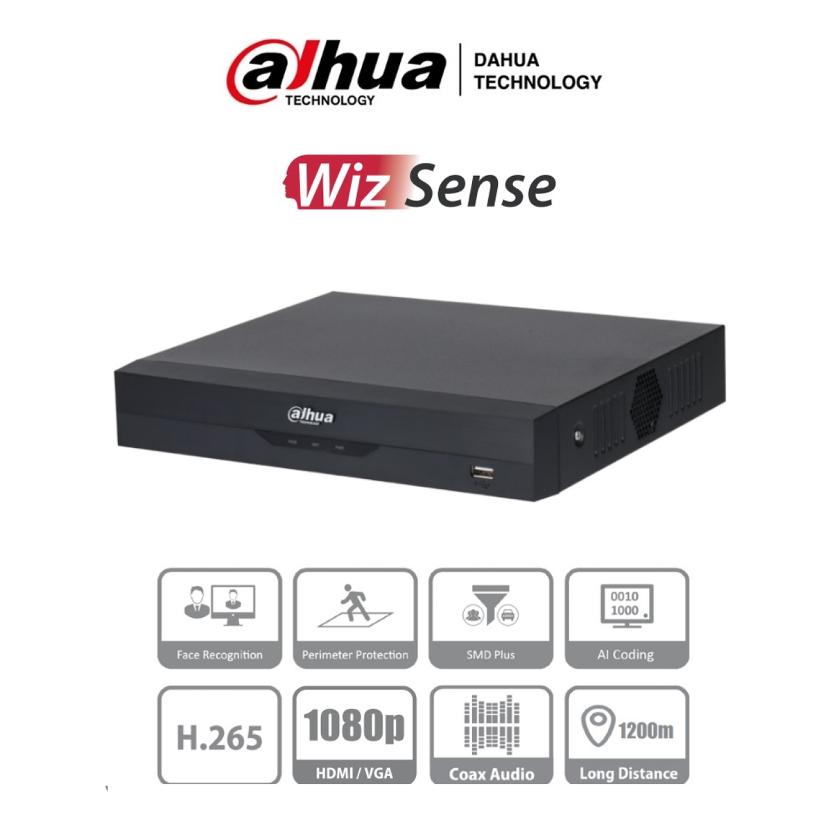 XVR Dahua Technology XVR5104HS-4KL-I3 4 canales 4K sin disco