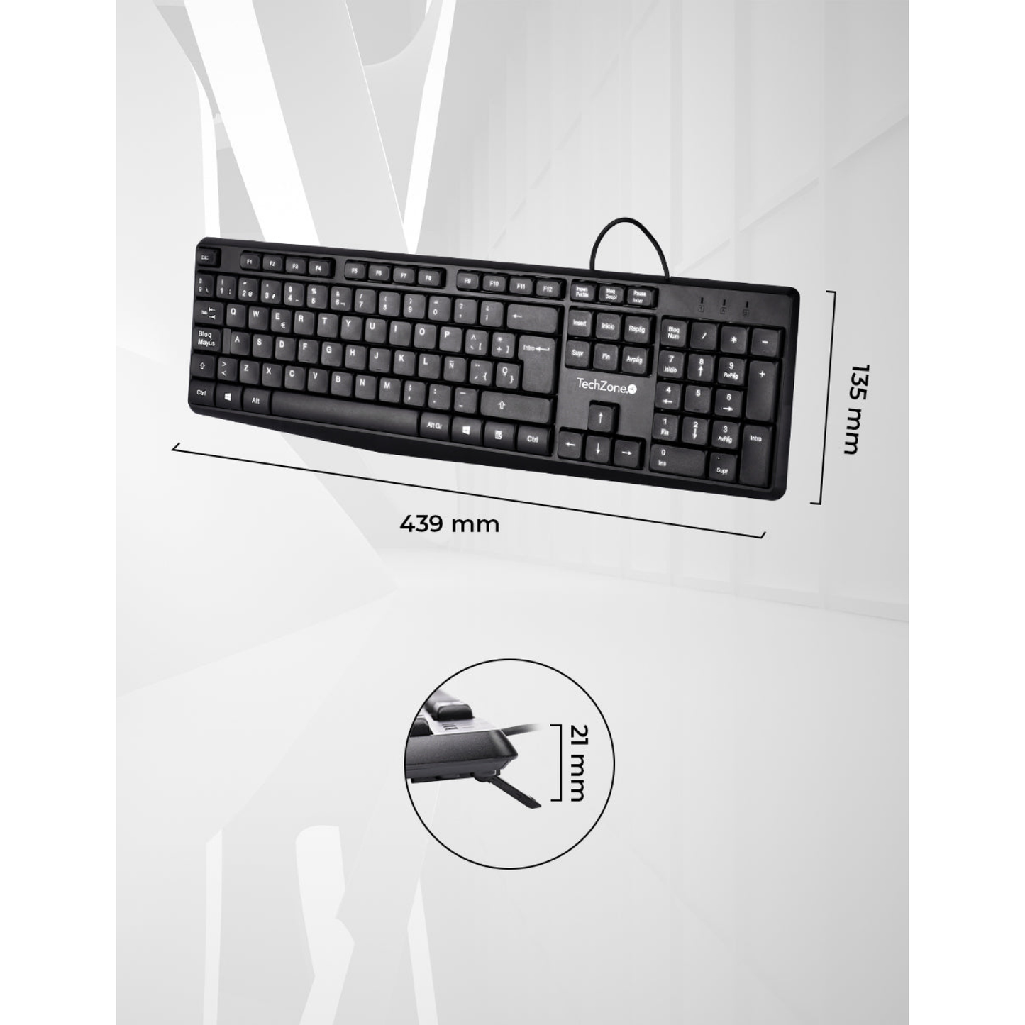 Teclados TECHZONE TZACTCA04