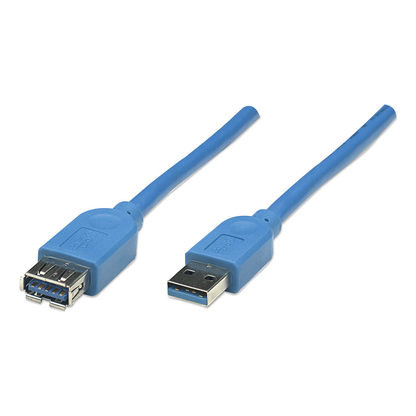 Cable de Extensión USB de Súper Velocidad MANHATTAN -