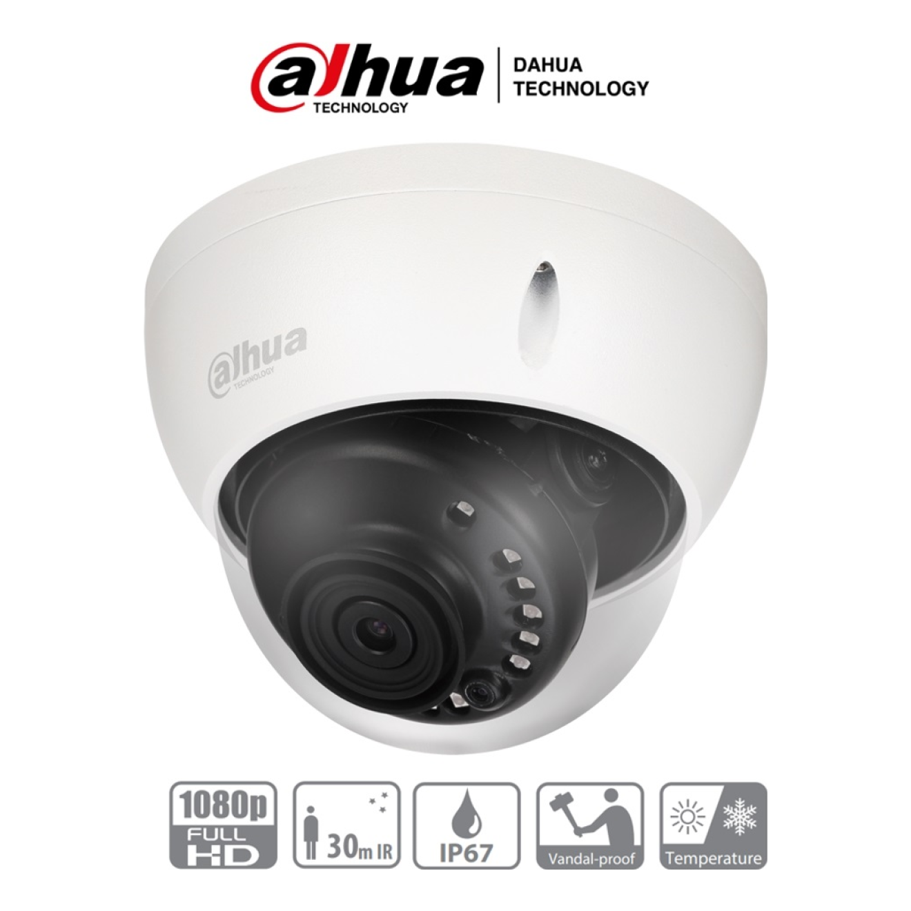 Cámara Domo  Dahua Technology DH-HAC-HDBW1200EN-0280B-S4