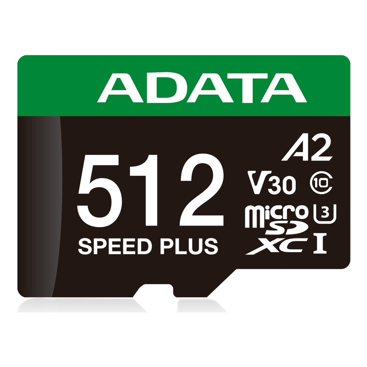 Tarjeta de Memoria microSDXC ADATA Speed Plus 512 GB UHS-I U3 V30 Clase 10 (UD512GUI3V30A2SP-RA1)