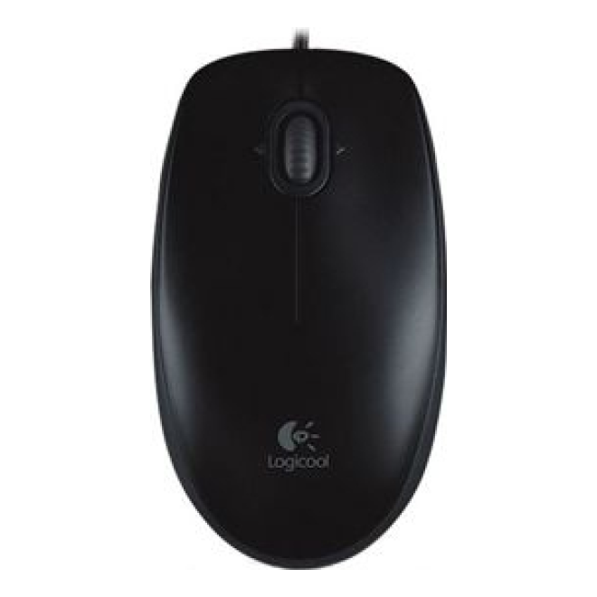 Mouse Logitech M100 USB óptico 1000 DPI 3 botones Negro (910-001601)