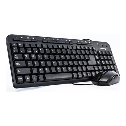 Kit de Teclado y Mouse VORAGO KM-105 1000 DPI