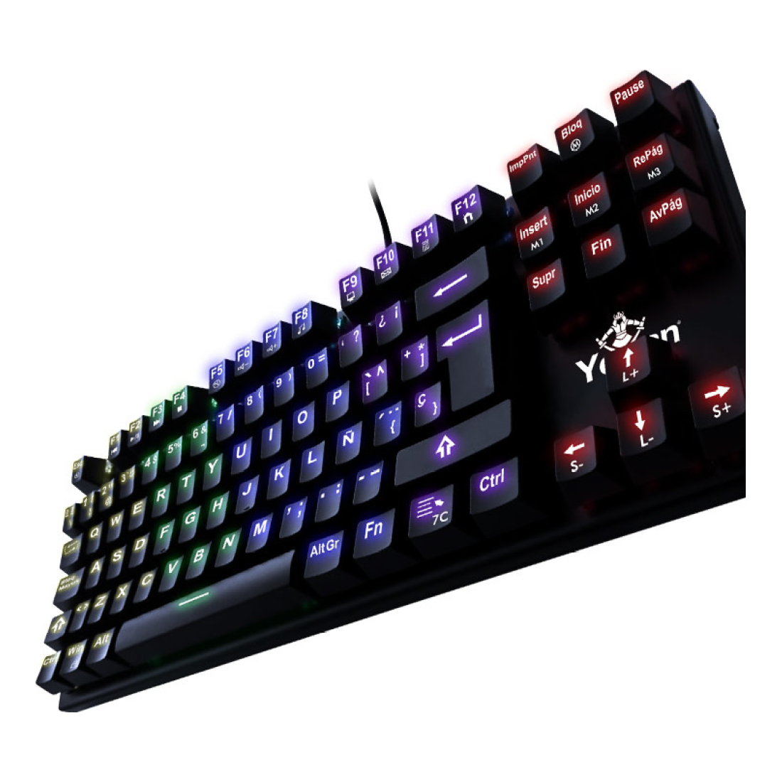 TECLADO GAMER ME SWRO RGB Yeyian SPARK SERIE 2000