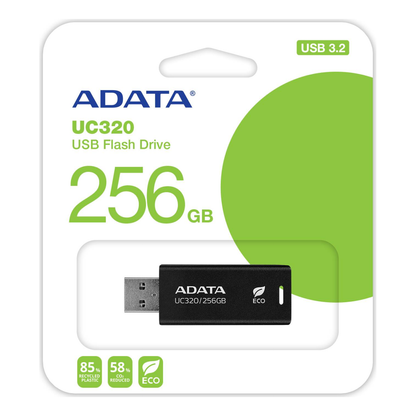 Memoria USB ADATA UC320 256 GB USB 3.2 Gen 1 (UC320-256G-RBK/BK)