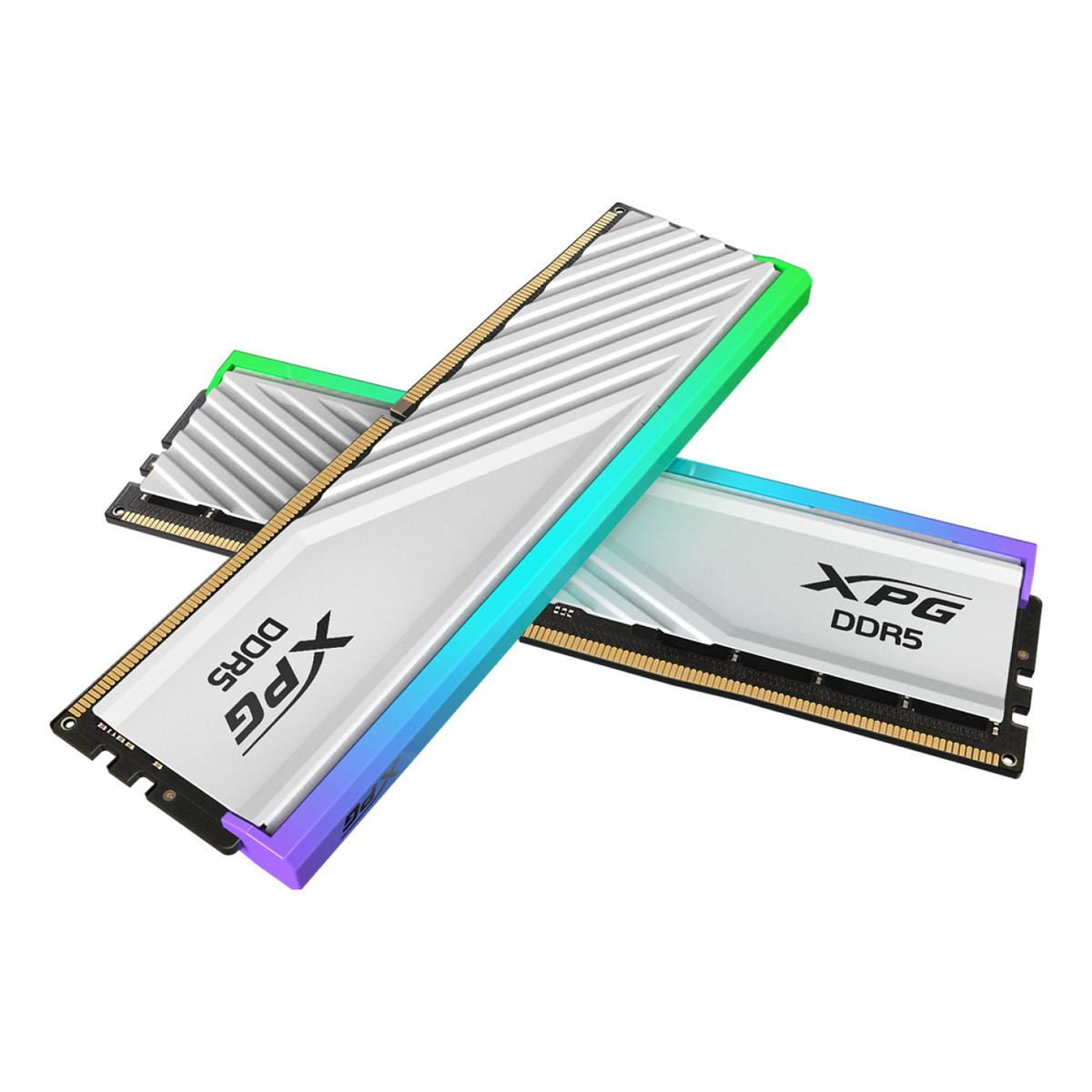 Memoria RAM para PC ADATA (2 × 24 GB) DDR5 6000 MT/s UDIMM RGB (AX5U6000C3024G-DTLABRWH)