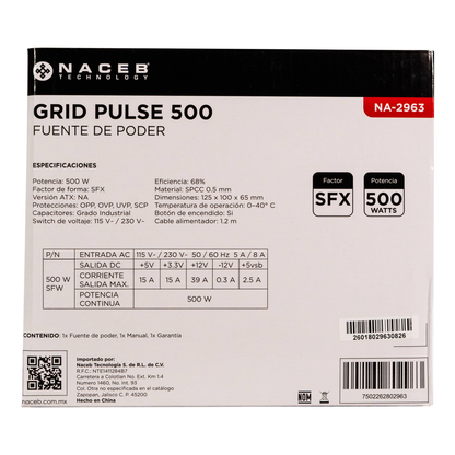 Fuente de poder Naceb Technology NA-2963