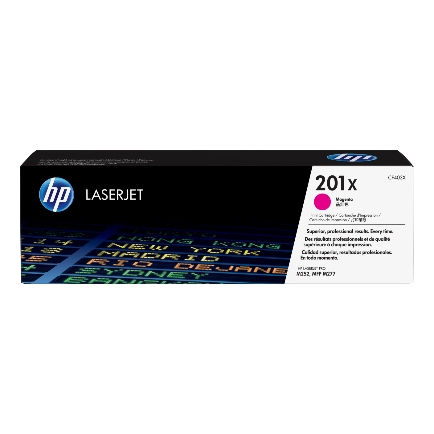 Tóner HP Original 201X Magenta – Para M252, M277, M277dw (CF403X)