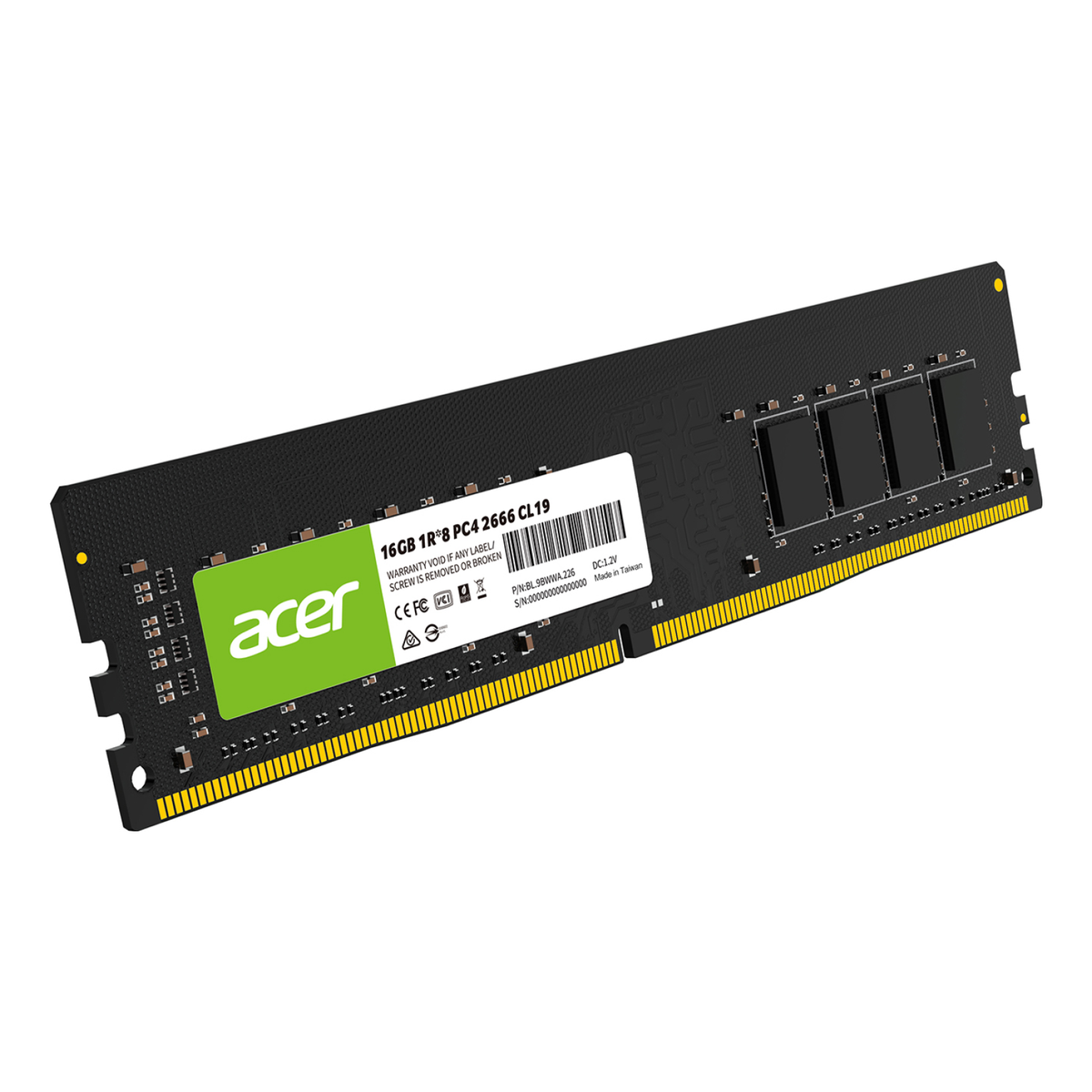 Memoria RAM para PC Acer UD100 16 GB DDR4 2666 MHz UDIMM (BL.9BWWA.226)