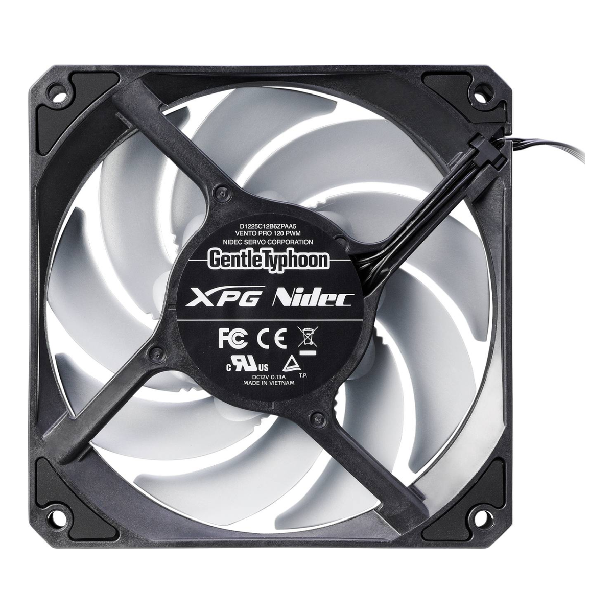 Ventilador XPG Vento Pro 120 mm (VENTOPRO120PWM-BKCWW)