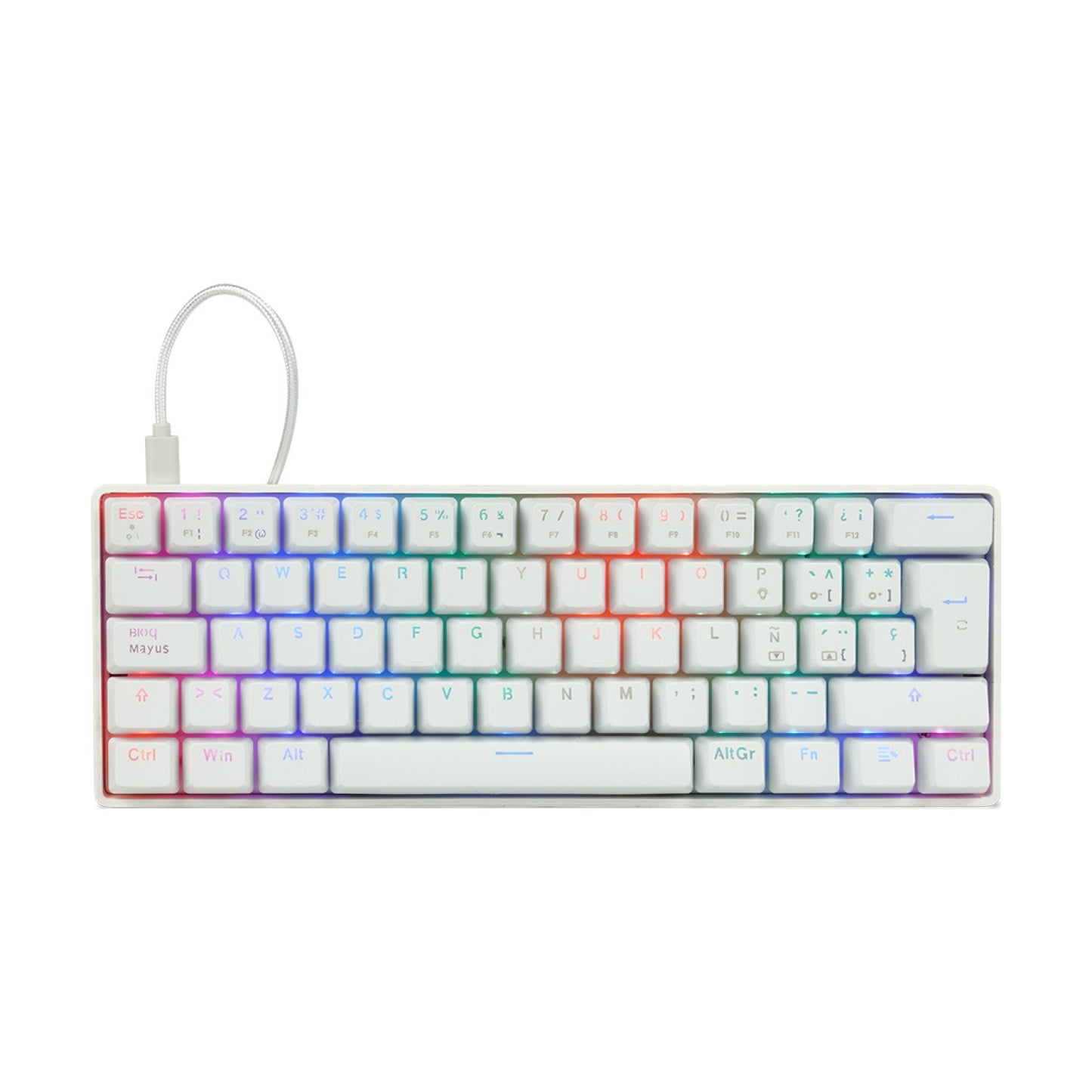 Teclado Mecánico GAME FACTOR KBG560-WH