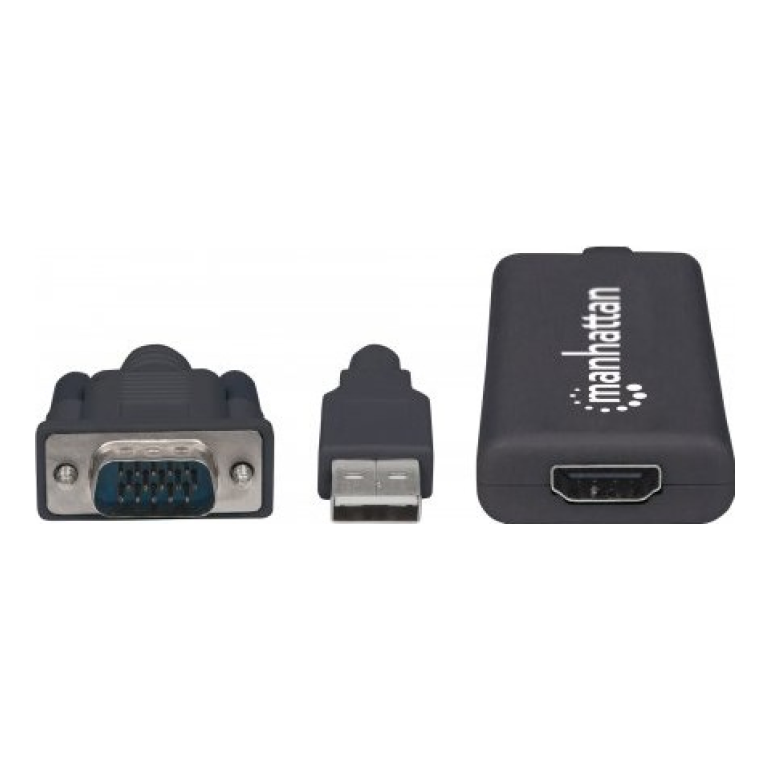 Convertidor VGA+Audio a HDMI MANHATTAN 152426