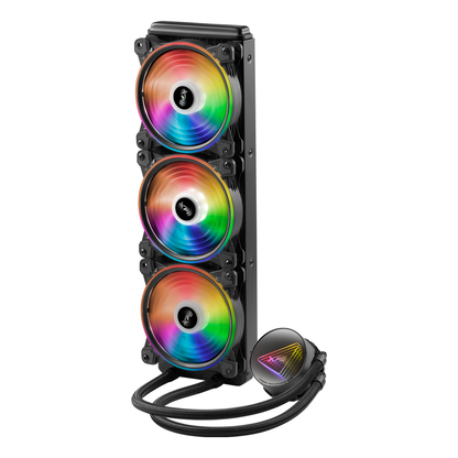 Sistema de Enfriamiento Líquido XPG Levante X 360 ARGB con Radiador de 360 mm y 3 Ventiladores de 120 mm (LEVANTEX360-BKCWW)