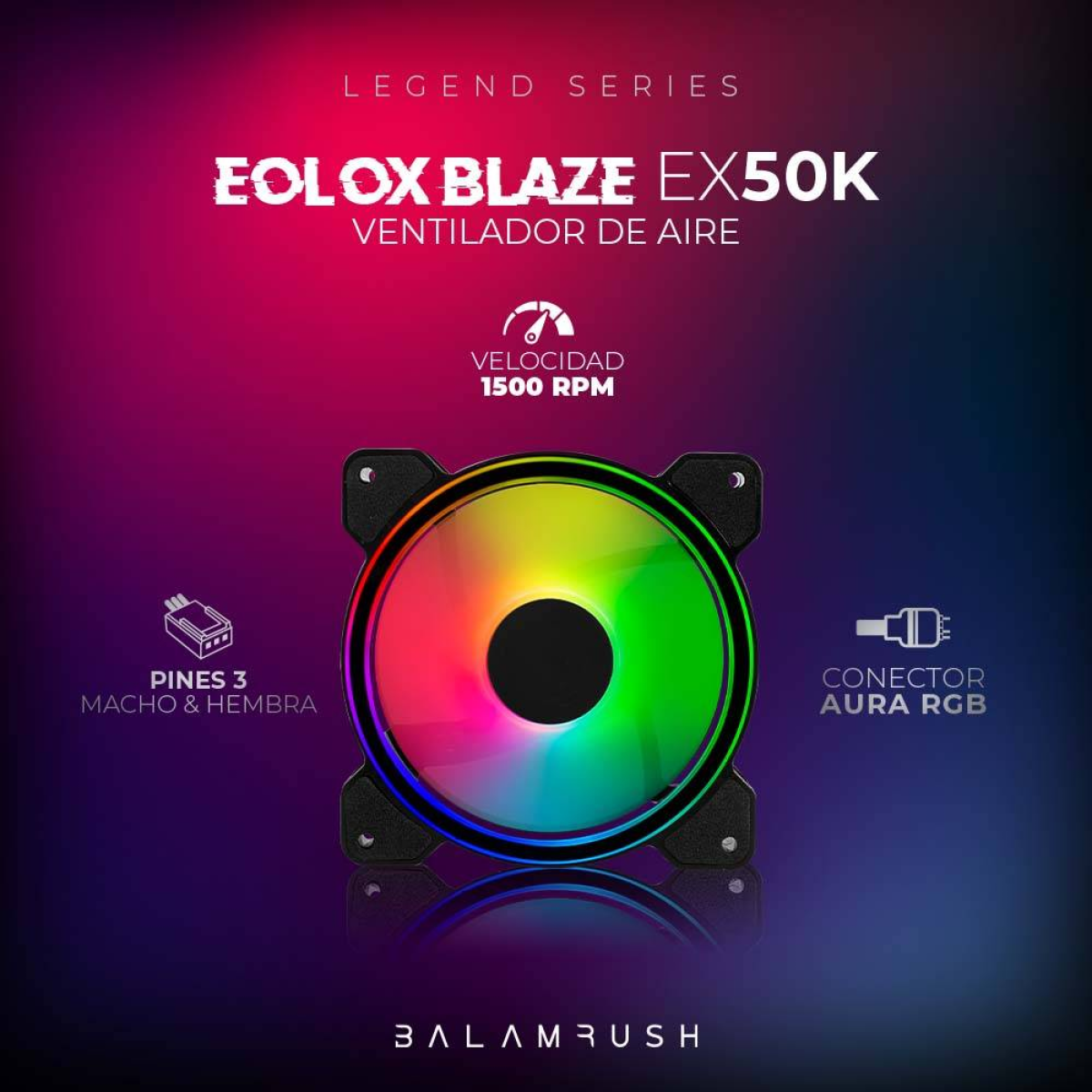 Ventiladores Balam Rush EX50K