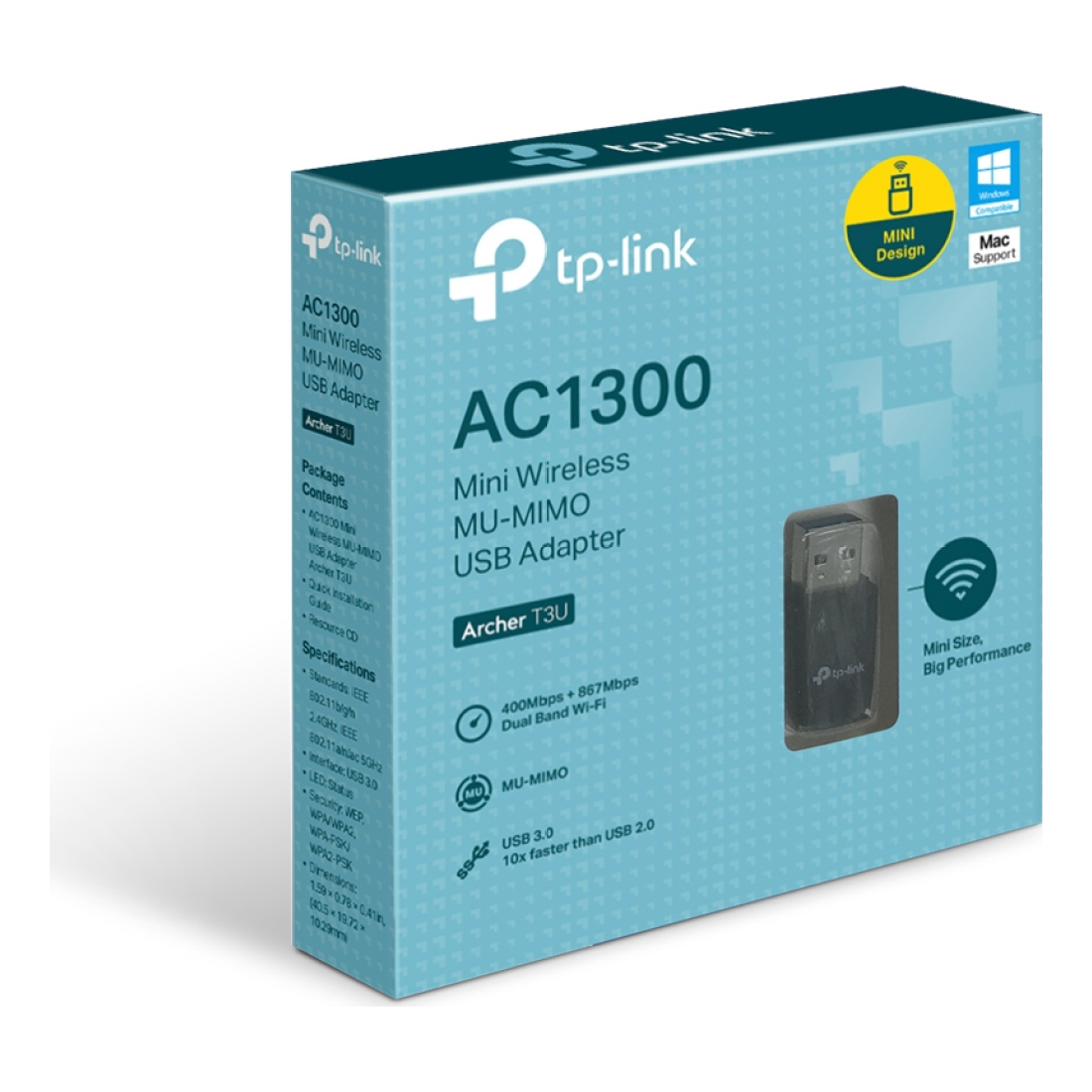 Adaptador USB 3.0 Dual Band TP-LINK Archer T3U